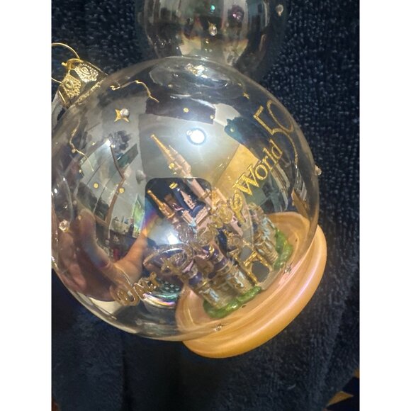 Walt Disney World 50th Anniversary Ornament With Cinderella Castle - Picture 5 of 11